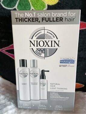 NIOXIN System 1 Light Thinning Kit — White & Silver Packaging